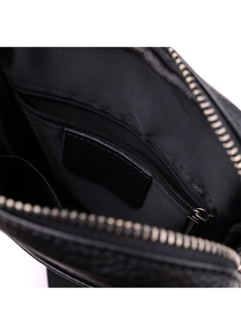 Сумка планшет через плече чоловіча з натуральної шкіри для телефону та для документів середня Чорний 38360 Vintage (355245192)