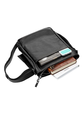 Сумка 11079 кожаная Черная Shvigel (329148809)