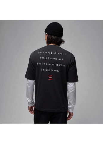 Черная футболка мужская crew-neck black Air Jordan