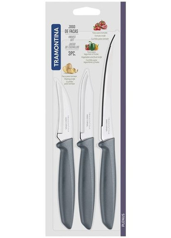 Набор ножей PLENUS, 3 предмета Tramontina комбинированные,