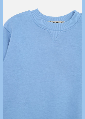 Yuki світшот для хлопчика колір блакитний cb-00269720 блакитний трикотаж