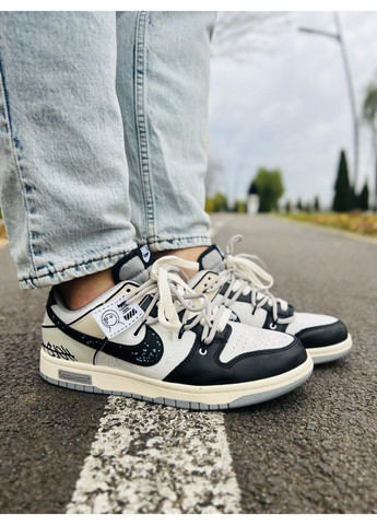 Білі Осінні кросівки чоловічі nike dunk low hold me tight найк сб данк No Brand