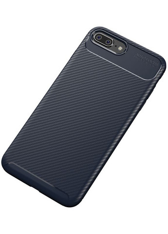 Чехолнакладка TPU Carbon Fiber 1,5mm Apple iPhone 7 Plus/8 Plus Dark Blue Toto (301836082)