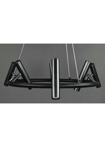 Люстра світлодіодна підвісна LED світильник для квартири на стелю ледве 27743 Чорний 40-150х60х60 см. Sunnysky (335975253)