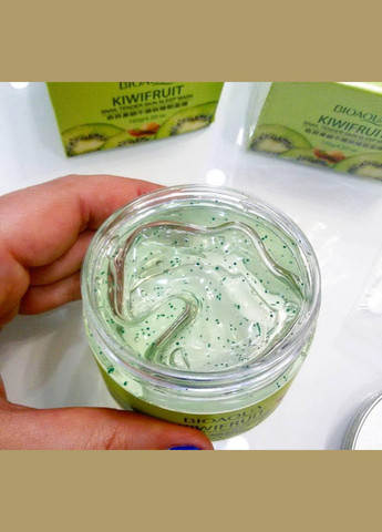 Нічна маска-детокс для обличчя з ківі та равликовим муцином Kiwifruit Snail Tender Skin Sleep Mask 120 г Bioaqua (317169484)