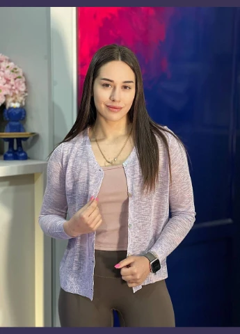 Жіночий кардиган із ґудзиками No Brand (331157560)