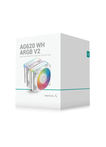Кулер процессорный AG620 WH ARGB V2 (R-AG620-WHAMMN-GJD) DeepCool (360402354)