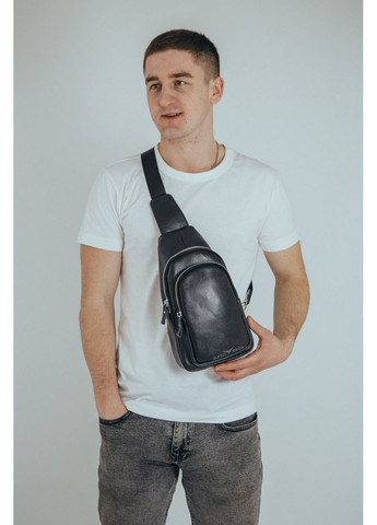 Кожаная мужская сумка-слинг Vintage (289200773)