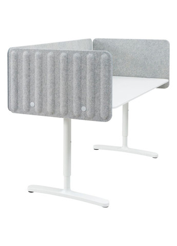 Письмовий стіл з ширмою ІКЕА BEKANT 160х80 48 см (s69387382) IKEA (278408620)