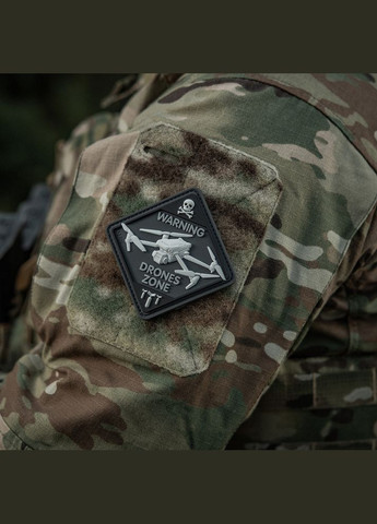 Нашивка Drones Zone PVC Black M-TAC (315047250)