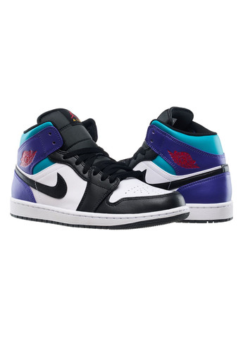 Комбіновані Осінні кросівки чоловічі air 1 mid (dq8426-154) Jordan