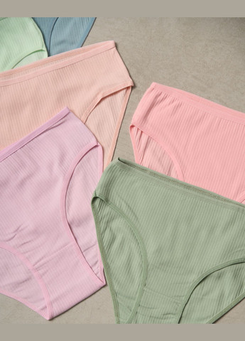 Набір жіночих трусиків недільок батал у рубчик Nicoletta (301987386)