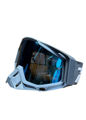 Мотошолом ендуро кросовий Helmet Red Bull + окуляри Profi Gray No Brand (371920998)