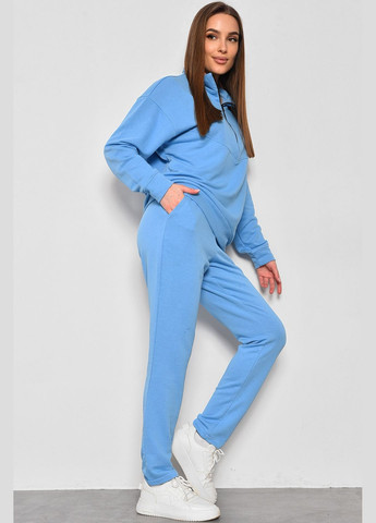 Спортивный костюм женский голубого цвета Let's Shop (285692155)