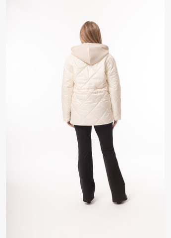 Молочная демисезонная куртка молочный демисезон повседневный Alberto Bini