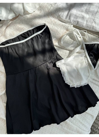 Черный демисезонный женский ролевой костюм | чёрная монашка Vital-Textile 073/109