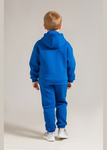 Синій зимній костюм дитячий/підлітковий (кофта + штани) теплий брючний Malta