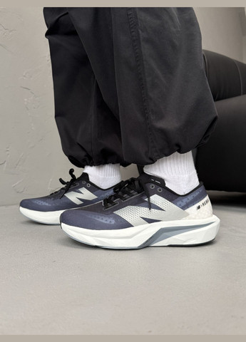 Синие демисезонные кроссовки мужские new balance fuelcell rebel v4 graphite grey white | нью беланс фьюлцел ребел синие No Brand