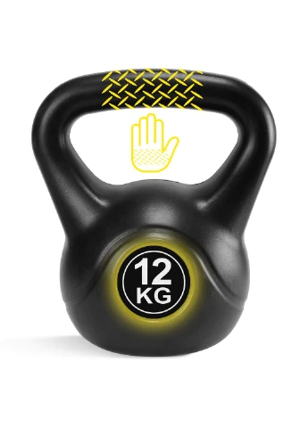 Гиря вінілова 12 кг Black Cornix XR-0431 (379003435)