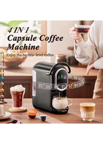 CAFELFFE 4-в-1 Автоматическая Капсульная Кофемашина 19 BAR, (Dolce Gusto, Nespresso, ESE Pods и Молотым Кофе) No Brand (363969725)