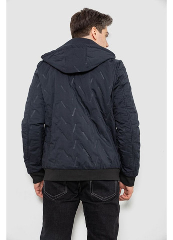 Синяя демисезонная куртка мужская демисезонная с капюшоном, цвет хаки, 244rl-9882al Ager