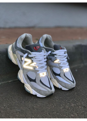 КРОСІВКИ ЖІНОЧІ NEW BALANCE 9060 GRAY НЬЮ БЕЛАНС 9060 No Brand білі демісезони (368861630)
