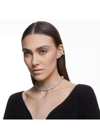 Кафи Matrix з кристалів 2шт в коробочці рожеві Swarovski (376153204)