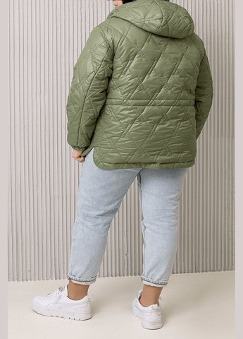 Зелена демісезонна весняна куртка Fashion Club