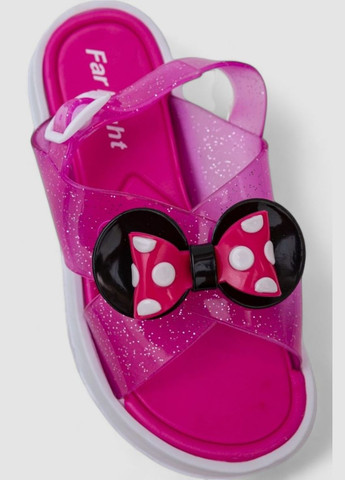 Босоніжки дитячі для дівчаток, колір фуксія, 243R8434-14 Bee (315789634)