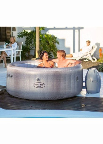 Бассейнджакузи надувной круглый 60003 Cancun Hot Tub Lay-Z-Spa 180x66 см, нагреватель, подача воздуха Bestway (276070408)