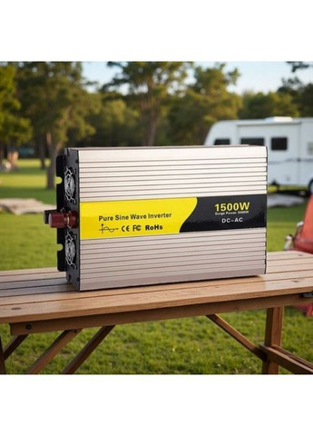 Перетворювач автомобільний інвертор Pure Sine Wave Inverter 12В-220В 1500W з чистою синусоїдою (2104618826) No Brand (370606379)