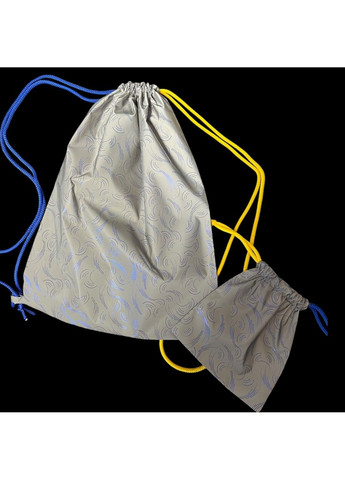 Светоотражающий рюкзак-мешок SviPashka XL «Синие Перинка» с мешочком для хранения No Brand (311300775)