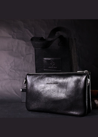 Женский клатч кожаный 11658 Черный Grande Pelle (302009405)