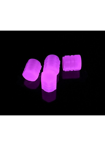 Фосфорные колпачки для ниппелей колес (4 шт.) No Brand (364957861)