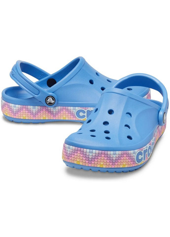 Сабо Bayaband Chevron Band Clog Powder Blue-Multi 208100 Crocs (314942377)