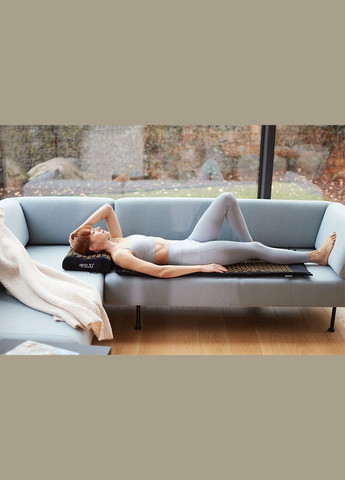 Килимок акупунктурний з подушкою Ergo Mat XL Аплікатор Кузнєцова Black/Gold () 4FIZJO P-5907739313843 (275653981)