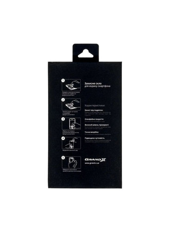 Скло захисне (m433472) Grand-X Apple iPhone 13 mini 9D black (367063412)