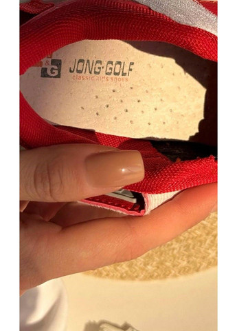Красные демисезонные кроссовки детские лямка красные Jong Golf