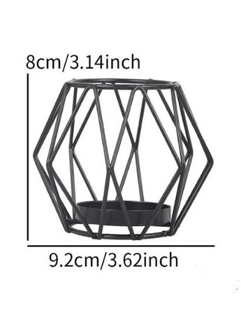 Лаконичный металлический подсвечник геометрической формы No Brand (292260649)