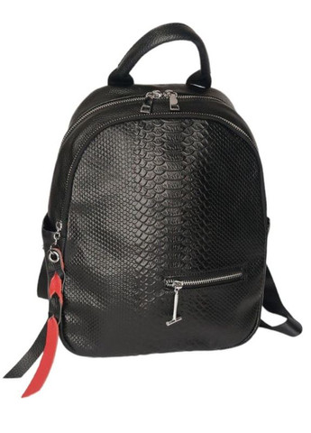 Жіночий шкіряний рюкзак чорний No Brand (292557736)