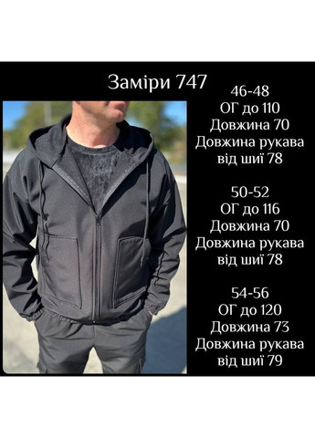 Чорна демісезонна чоловіча куртка No Brand