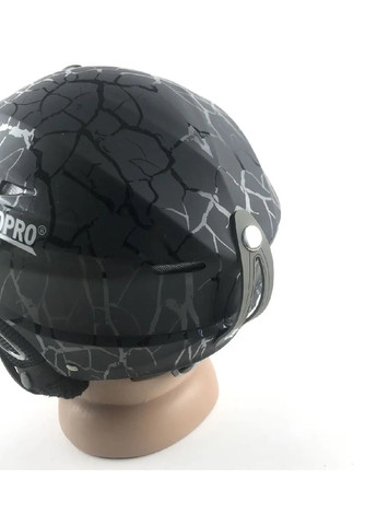 Шлем горнолыжный защитный для сноубордистов лыжников со съемными ушами вентиляцией (477629-Prob) Черный размер XL Unbranded (298531967)