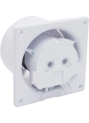 Вентилятор витяжний з пластиковою панеллю глянець dRim 100 S BB WHITE Gloss Plexi ABS airRoxy (388661182)