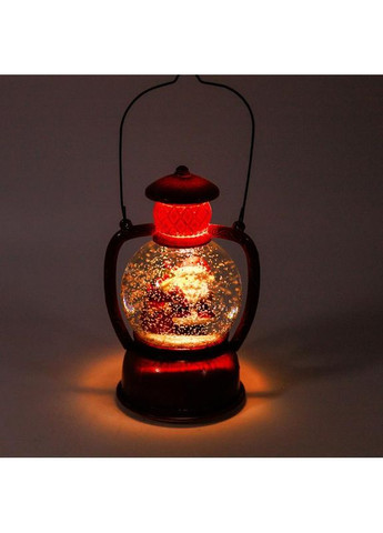 Ліхтарик зі снігом та LED підсвічуванням Санта/Сніговик червоний,зелений 13х8,5х7,3 см (рандомгий вибір дизайну) Home Decor (366027739)