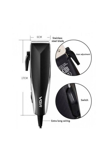 Професійна машинка для стриження волосся VGR V-033 No Brand (323486438)