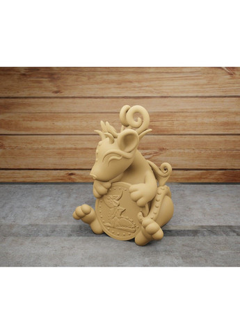 Статуэтка дракона с монетой – символ 2024 года. ЗаСвіт (280940648)