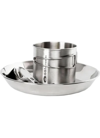 Набор посуды GSI Glacier Stainless 1 Person Set GSI Outdoors (328313370)