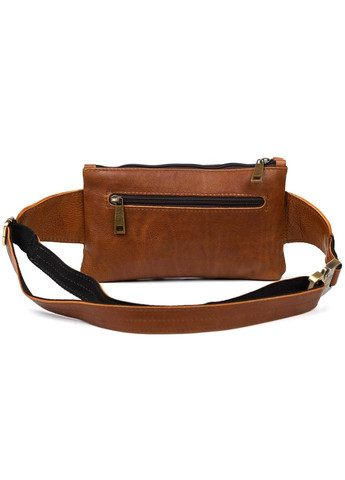 Сумка на пояс из натуральной кожи, бананка GB8136-3md коньячная TARWA (298683966)