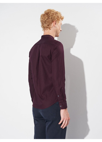 Бордовая рубашка H&M