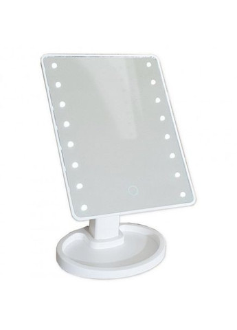 Дзеркало для макіяжу з 16 LED підсвічуванням Mirror White, Дзеркало, що світиться, для макіяжу. Колір: білий No Brand (368771738)